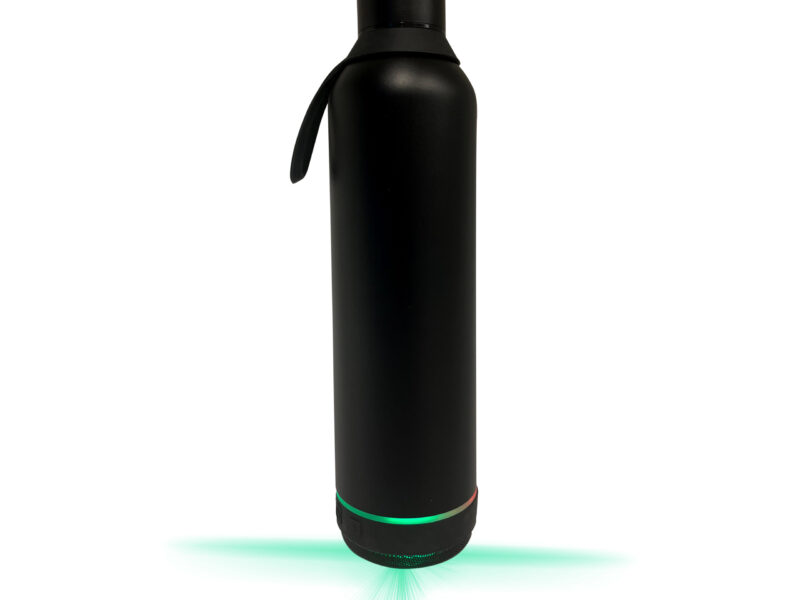 Nomu — Stainless Steel Water Bottle with Detachable Bluetooth Speaker (500ml)