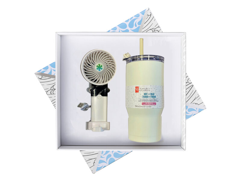 Panva — Handheld Fan & Tumbler Gift Set