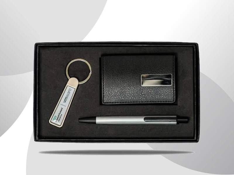 Pokisma — Gift set With Leatherette Card case, Prisma pen, & keychain
