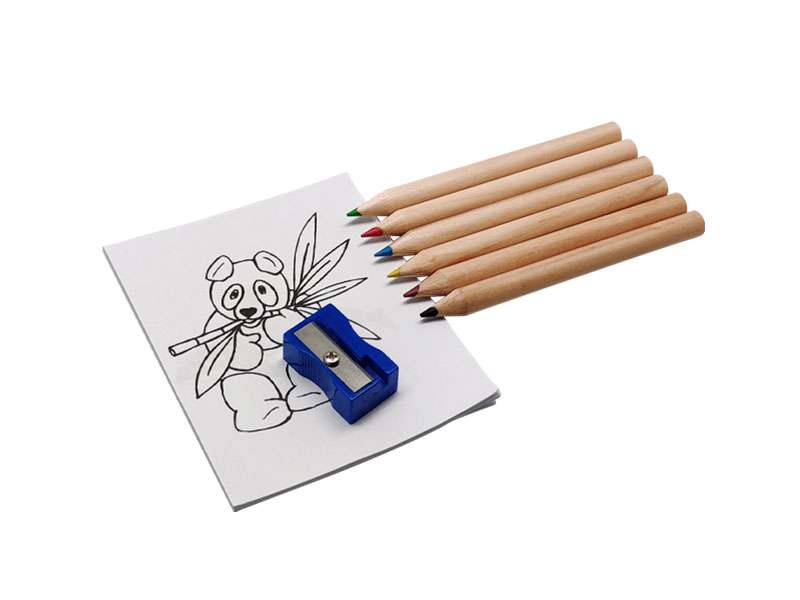 Chesta — Colored pencil set with coloring sheets