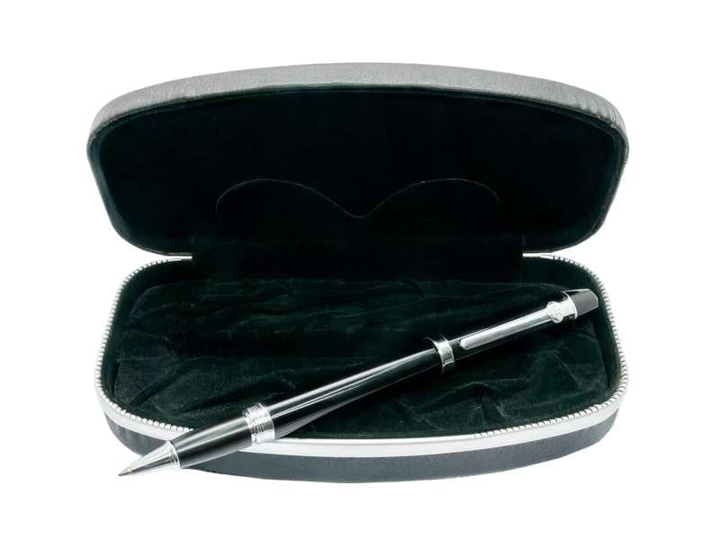 Duke Forza — Black Ballpoint pen with silver trimmings