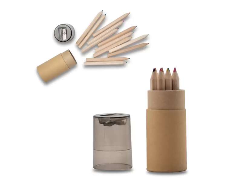 Eco Cylinder Mini — Recycled colour pencils♻️